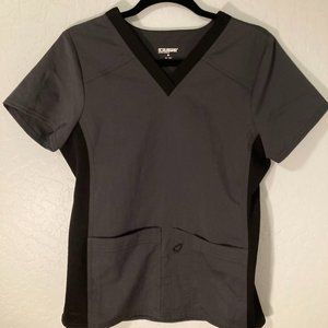 Gray Scrub Top